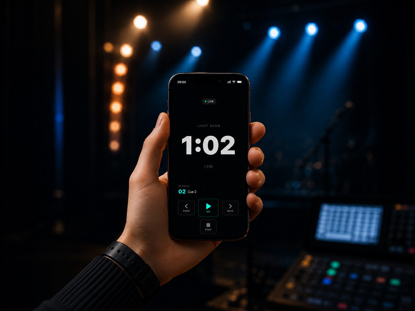 iPhone avec Orchestr en version gratuite