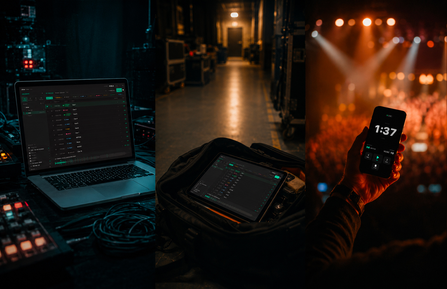 Orchestr — interface live